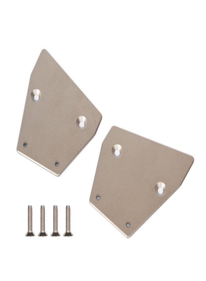 MOSHNOLY Titanium TC4 Skid Plate Chassis Guard Protector for Arrma 6S 1/7 Limitless F1 V2,2mm Thick Armor Undershield Protection,Titanium Skid Plate Tuned Bottom Cover Upgrade Part for RC Car- F1 V2 - Image 4